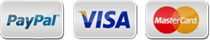 pay by Visa, MasterCard or PayPal